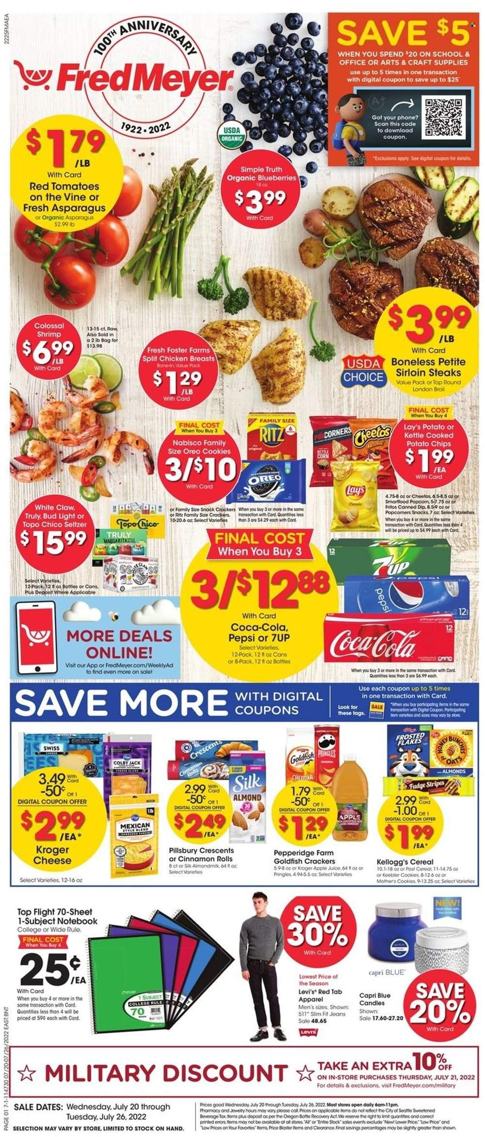 Fred Meyer ad - 07/20/2022 - 07/26/2022. Page 1