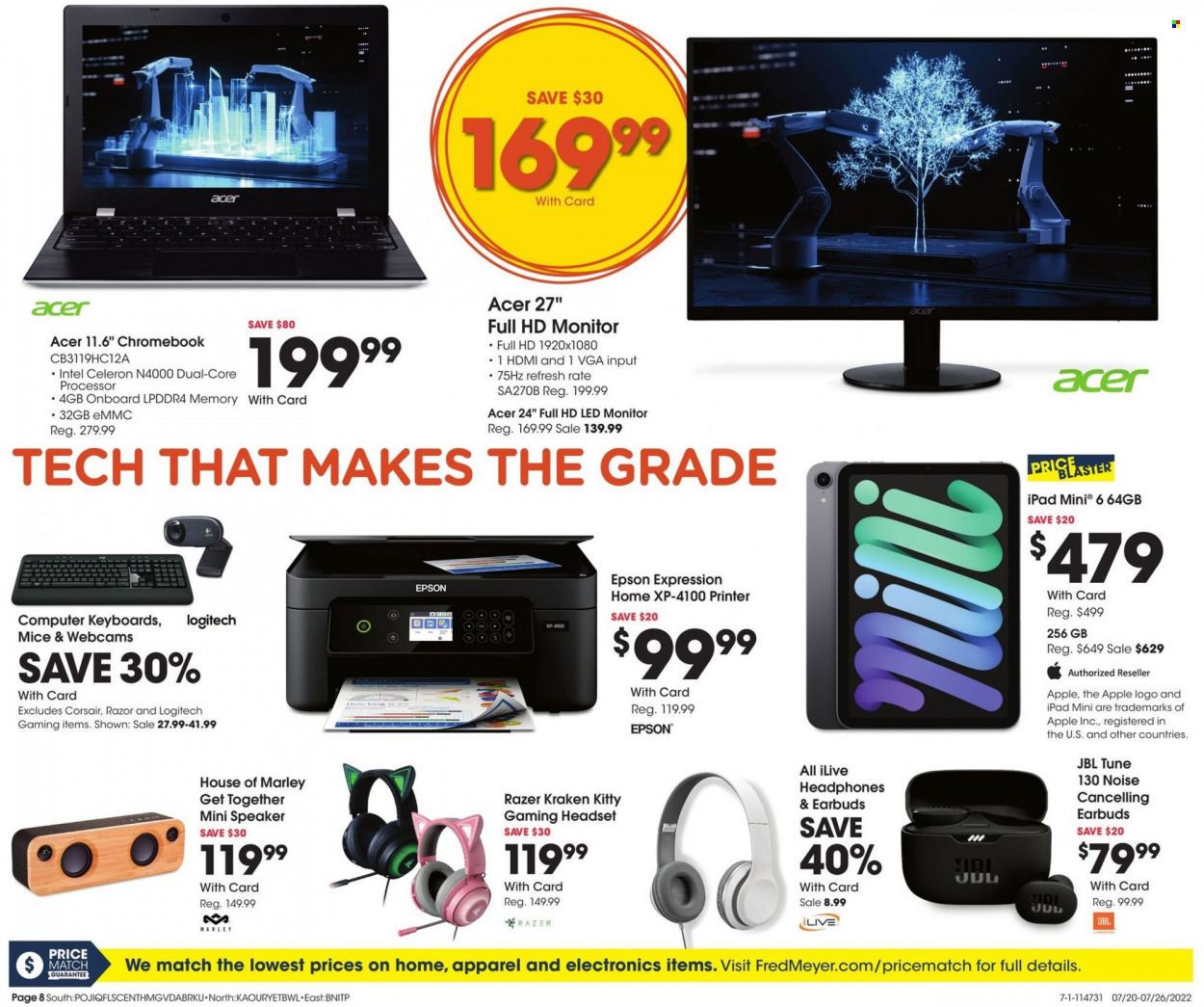 Fred Meyer ad - 07/20/2022 - 07/26/2022. Page 8