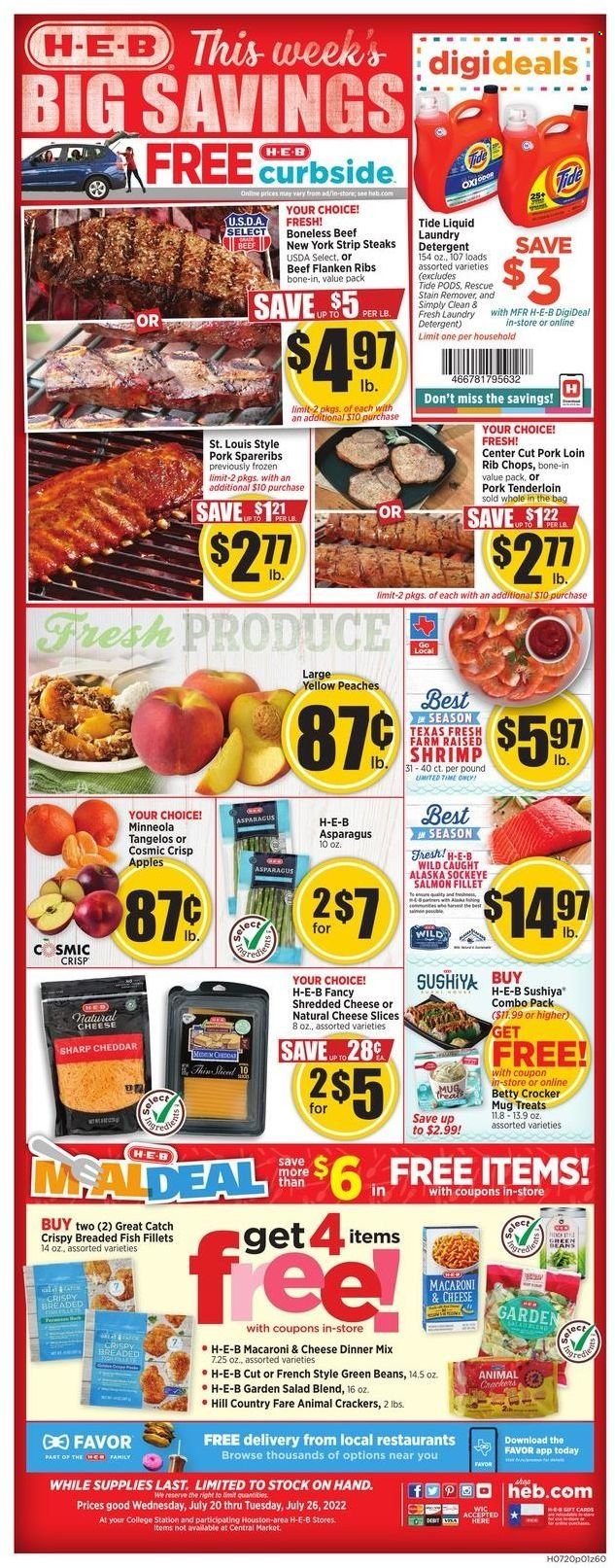 H-E-B ad - 07/20/2022 - 07/26/2022. Page 1