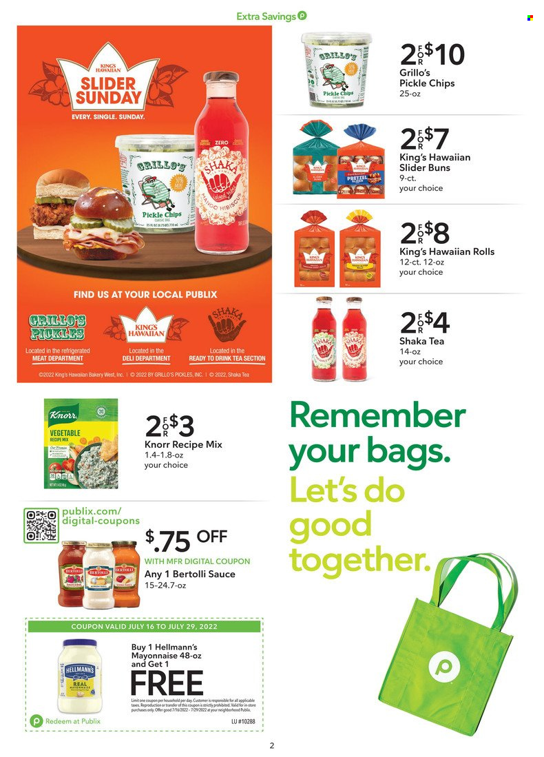 Publix ad - 07/16/2022 - 07/29/2022. Page 2