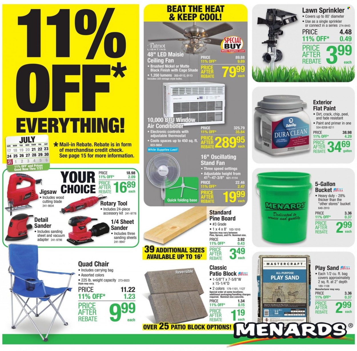Menards ad - 07/21/2022 - 07/31/2022. Page 1