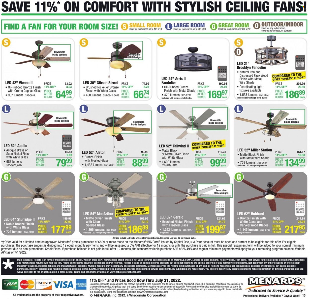 Menards ad - 07/21/2022 - 07/31/2022. Page 20
