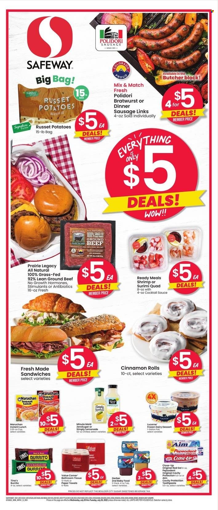 Safeway ad - 07/20/2022 - 07/26/2022. Page 1