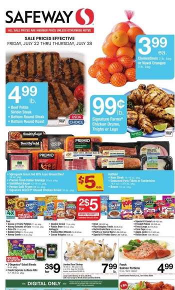 Safeway Flyer - 07/22/2022 - 07/28/2022.