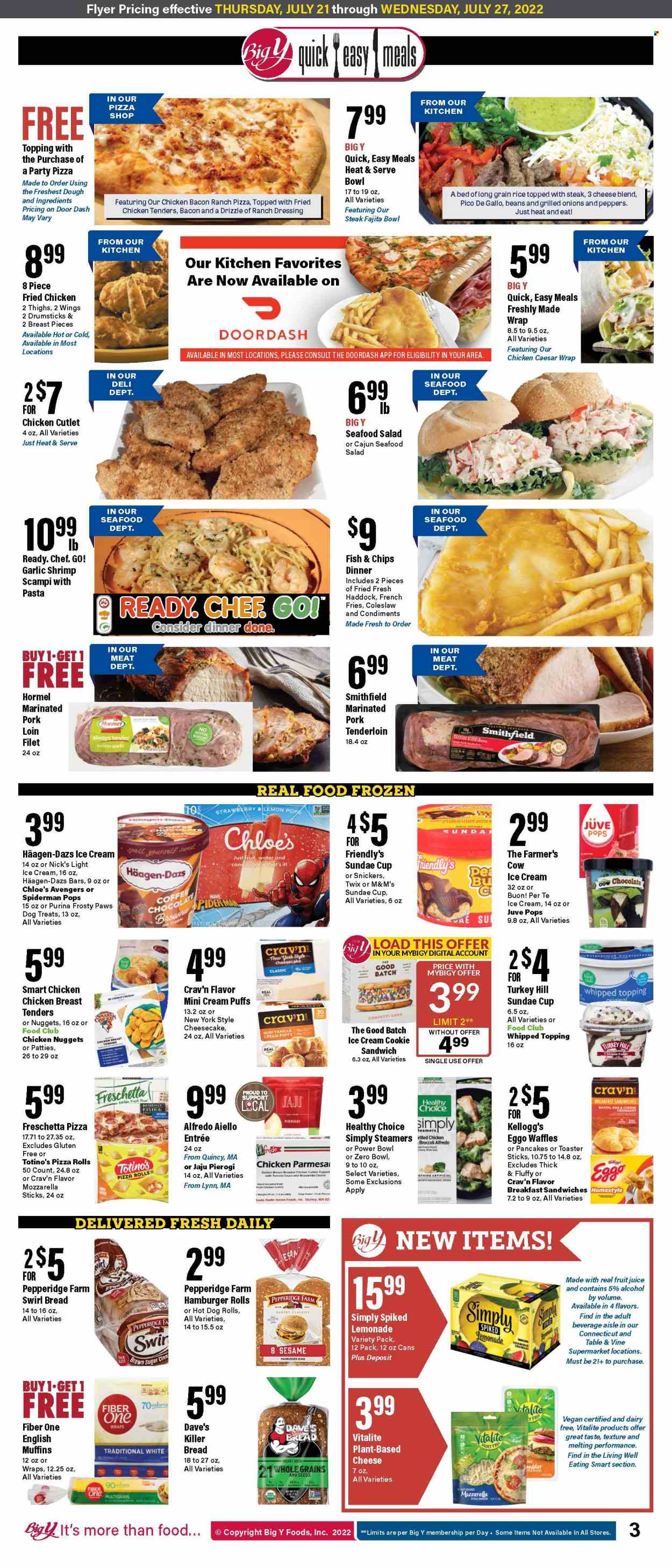 Big Y ad - 07/21/2022 - 07/27/2022. Page 3