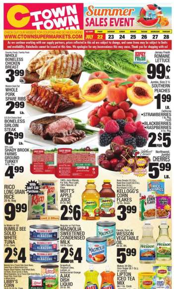 C-Town Flyer - 07/22/2022 - 07/28/2022.