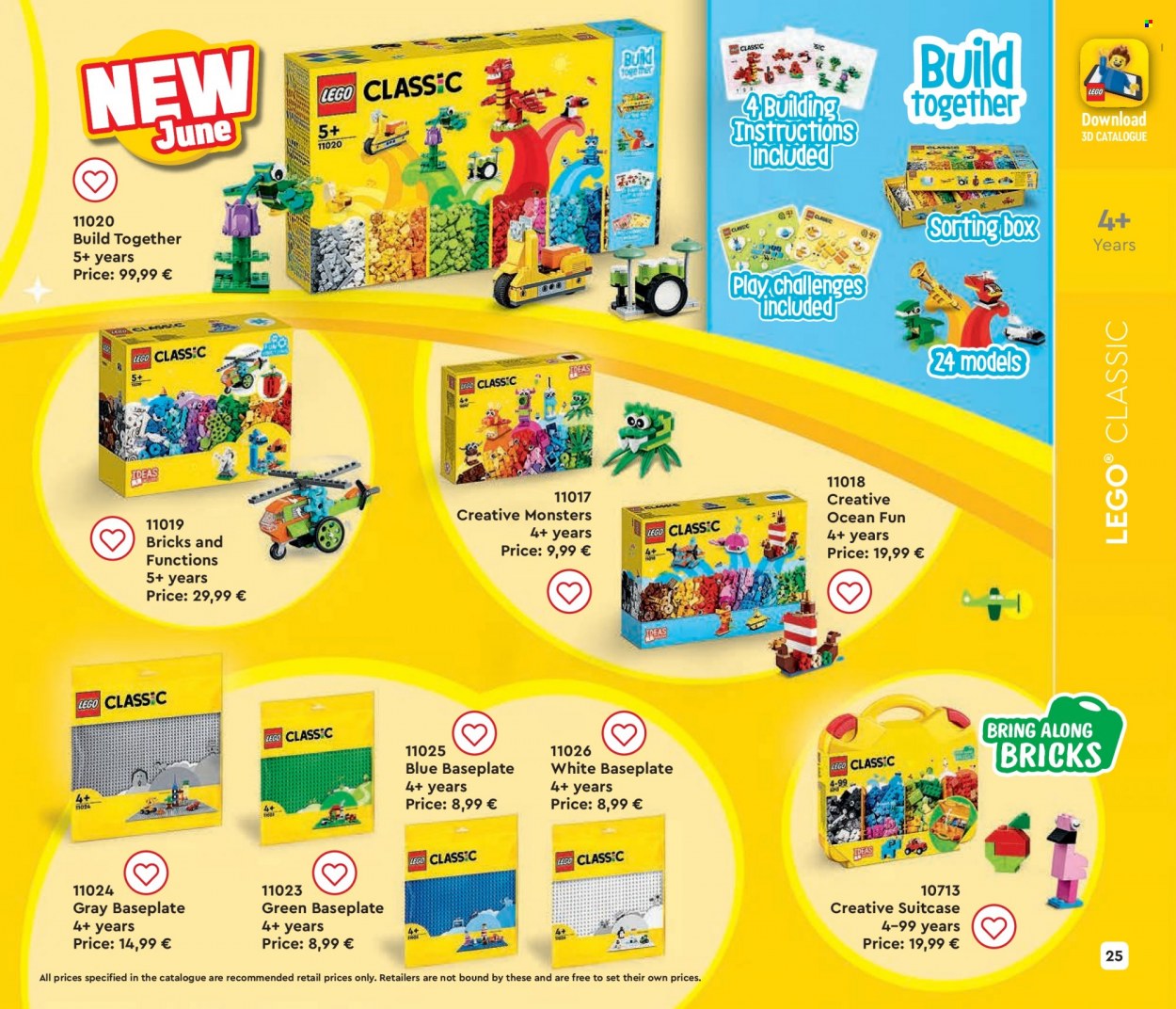 thumbnail - LEGO Flyer - 06/01/2022 - 12/31/2022 - Sales products - LEGO, LEGO Classic. Page 25.