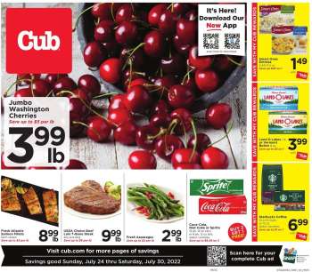 Cub Foods Flyer - 07/24/2022 - 07/30/2022.