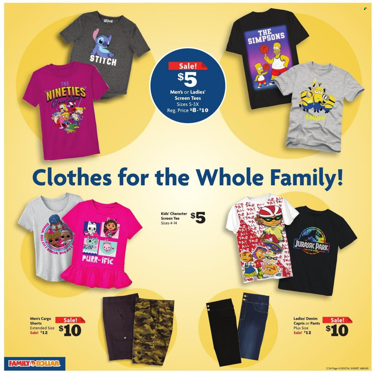 Family Dollar ad - 07/24/2022 - 07/30/2022. Page 9
