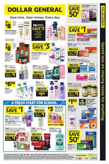 Dollar General Flyer - 07/24/2022 - 07/30/2022.