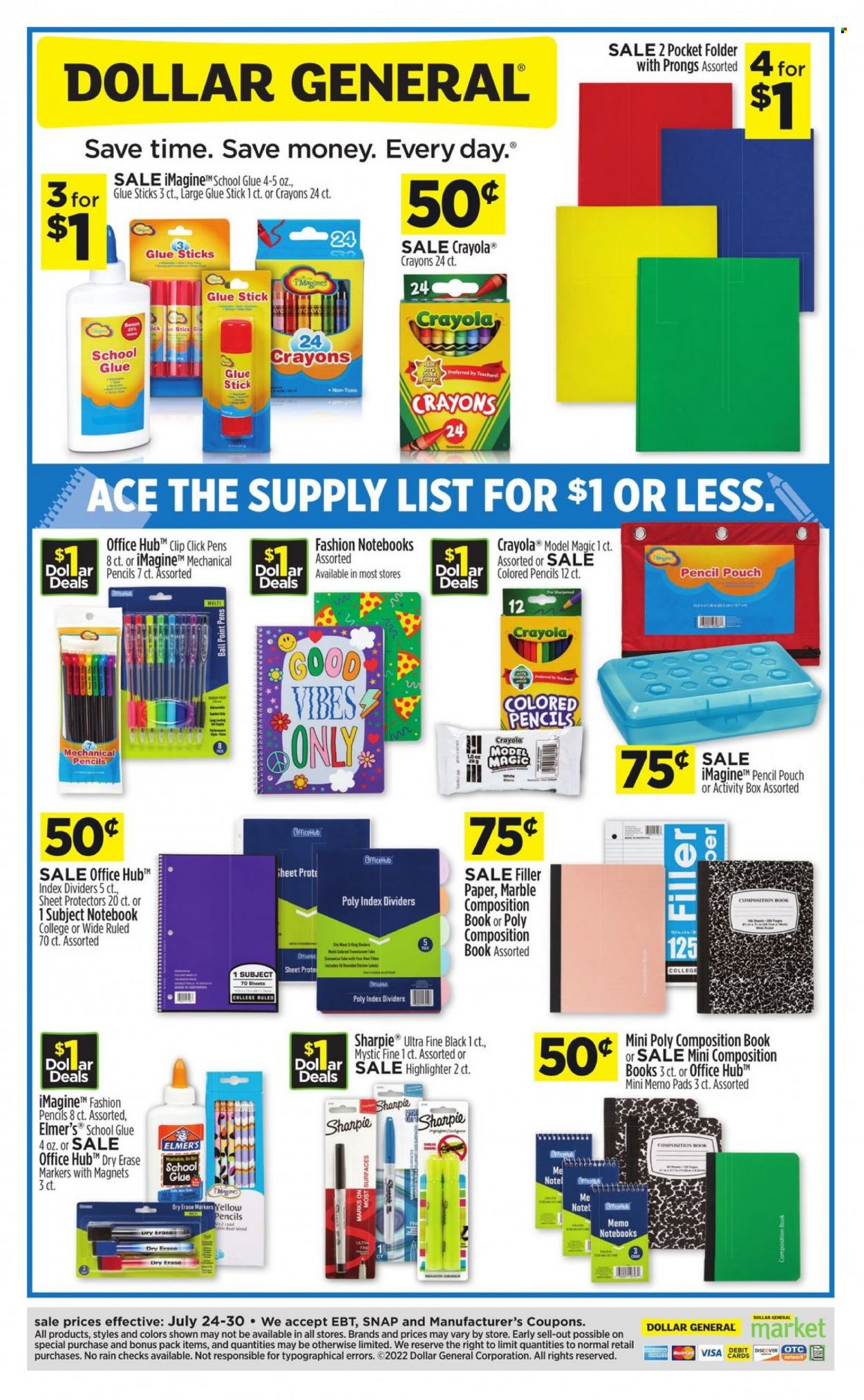 Dollar General ad - 07/24/2022 - 07/30/2022. Page 1