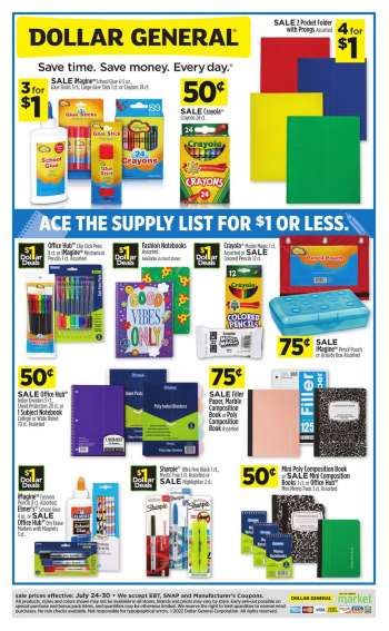 Dollar General Flyer - 07/24/2022 - 07/30/2022.