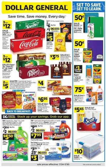 Dollar General Flyer - 07/24/2022 - 07/30/2022.