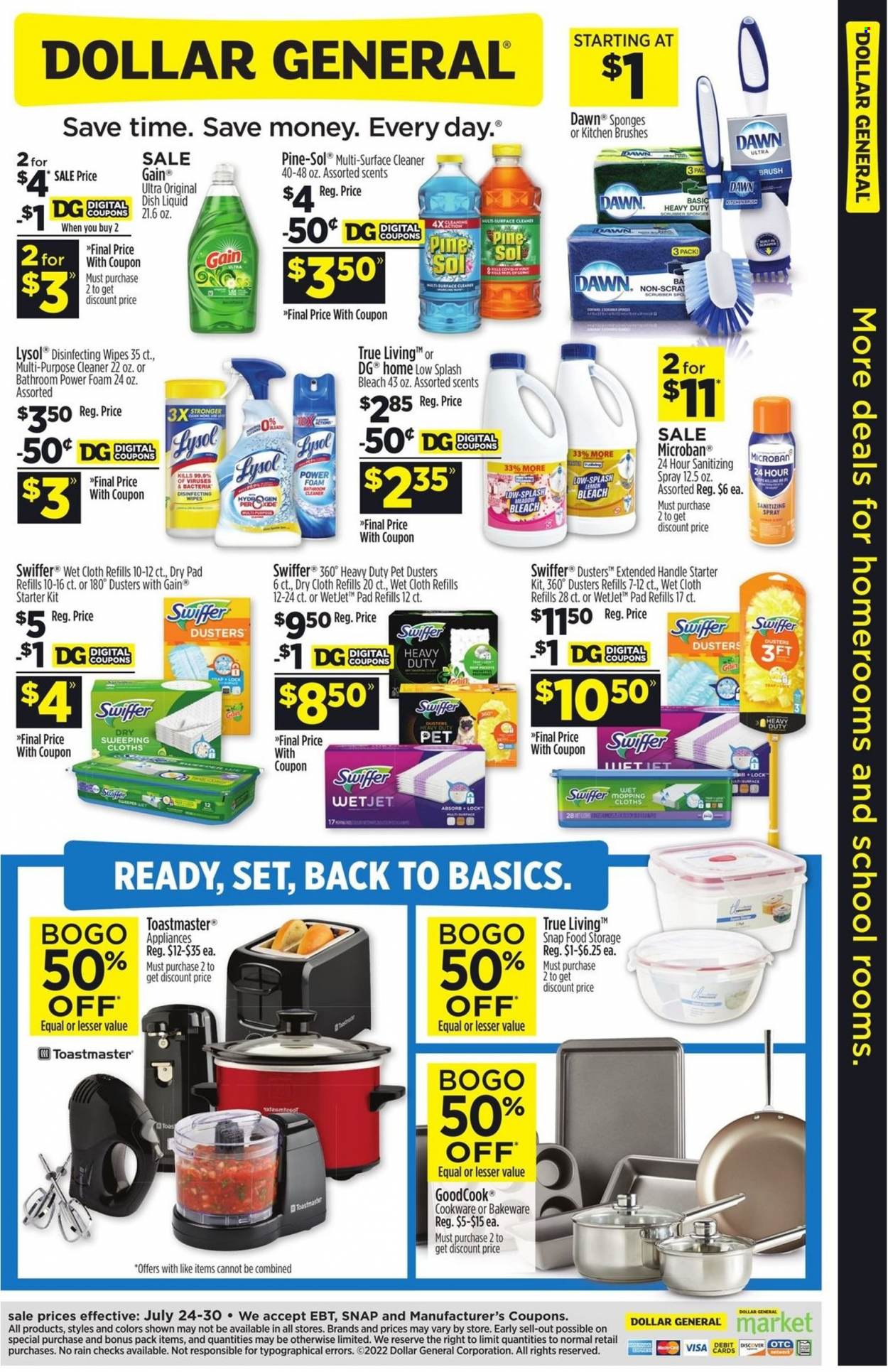 Dollar General ad - 07/24/2022 - 07/30/2022. Page 9
