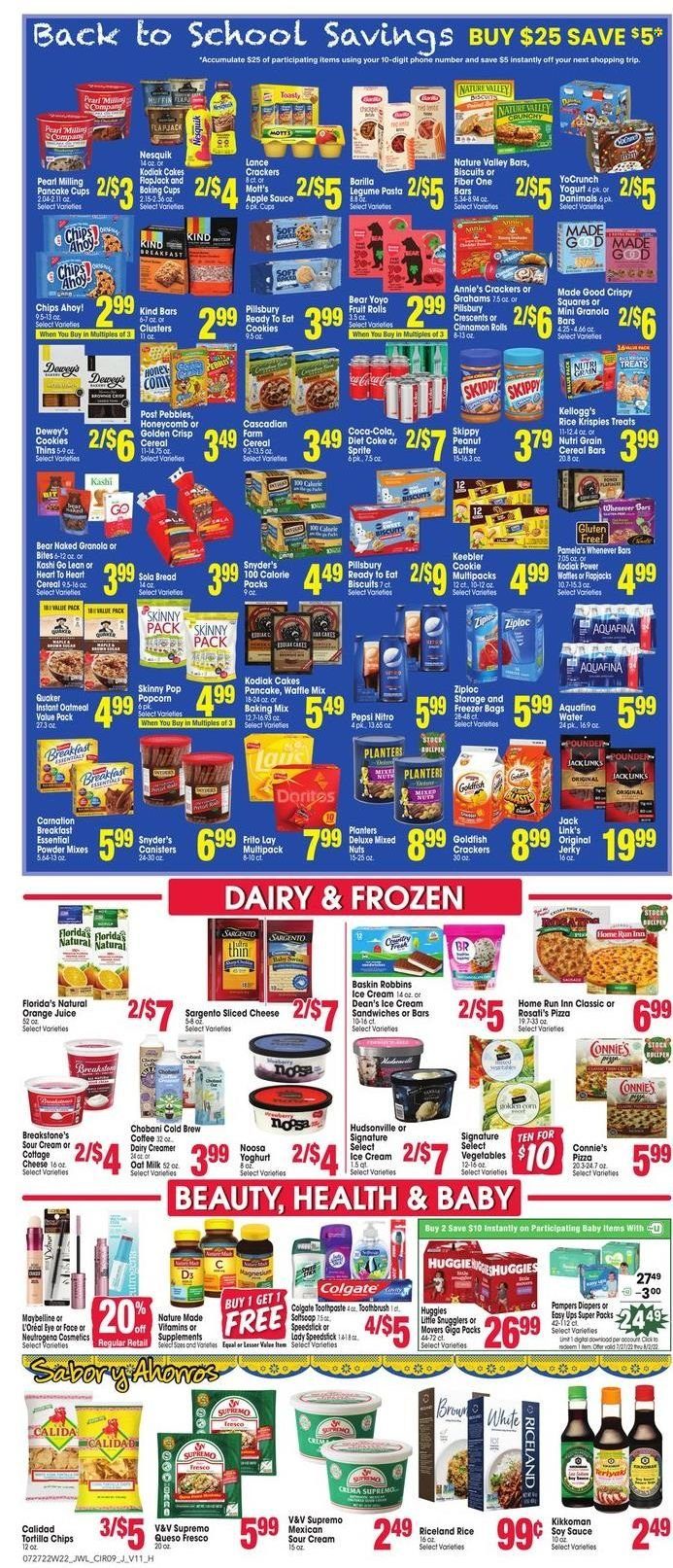 Jewel Osco ad - 07/27/2022 - 08/02/2022. Page 7