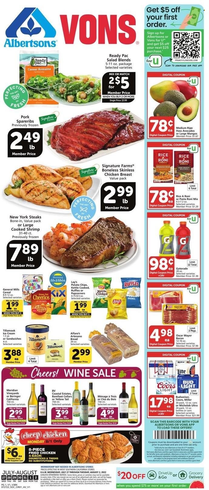 Albertsons ad - 07/27/2022 - 08/02/2022. Page 1