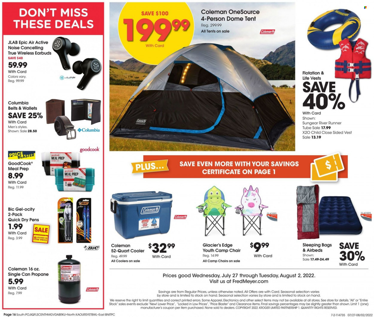 Fred Meyer ad - 07/27/2022 - 08/02/2022. Page 16