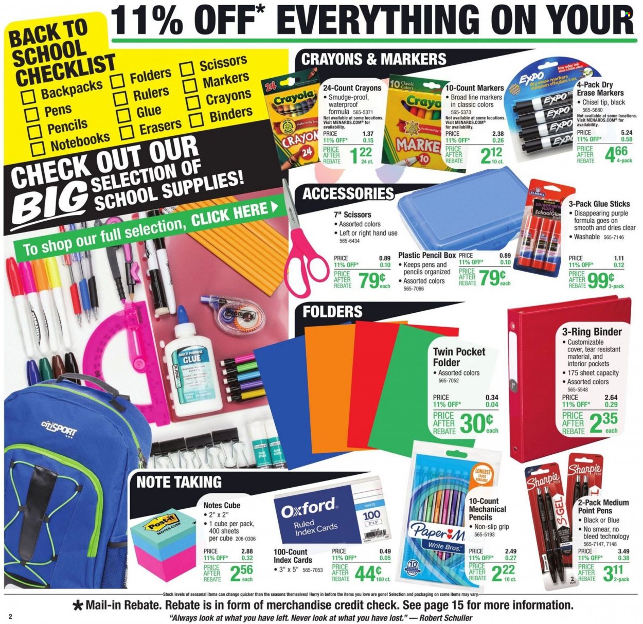 Menards ad - 07/28/2022 - 08/07/2022. Page 2