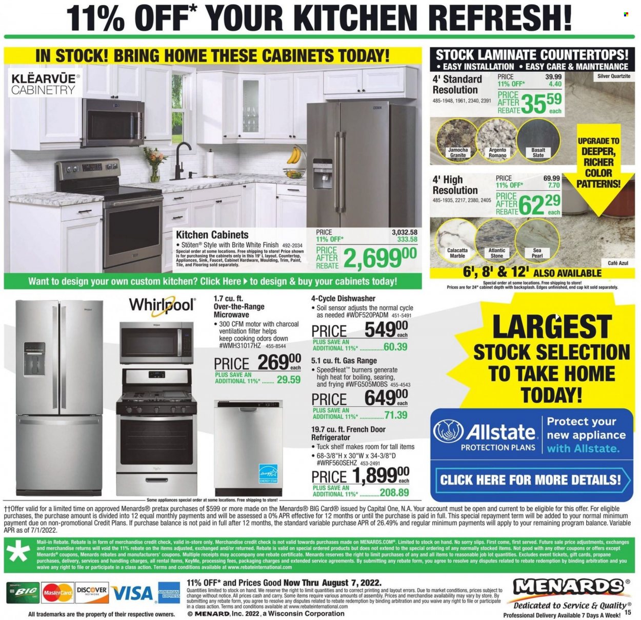 Menards ad - 07/28/2022 - 08/07/2022. Page 15
