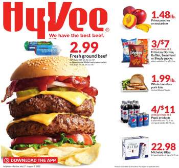 Hy-Vee Flyer - 07/27/2022 - 08/02/2022.