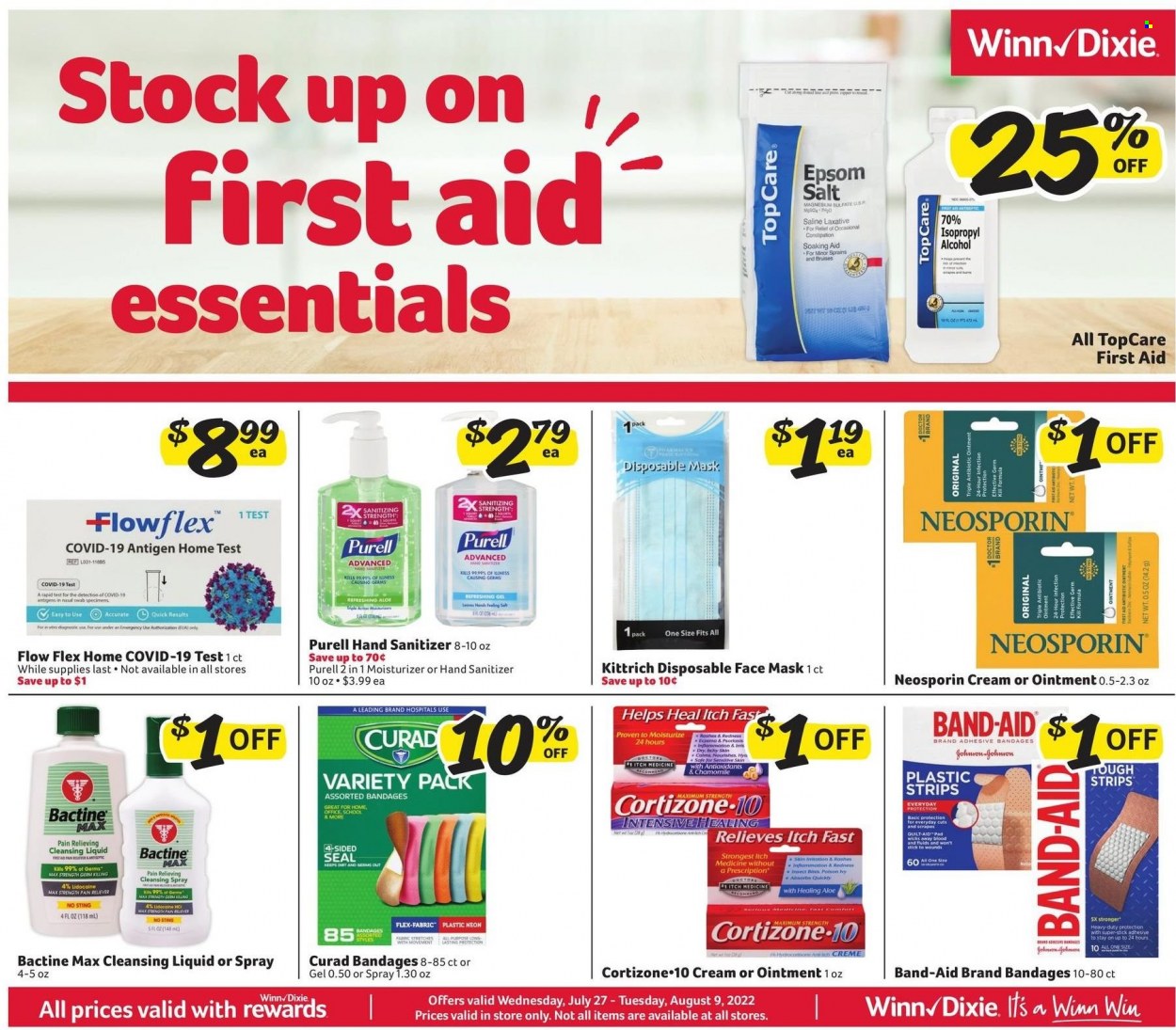 Winn Dixie ad - 07/27/2022 - 08/09/2022. Page 8