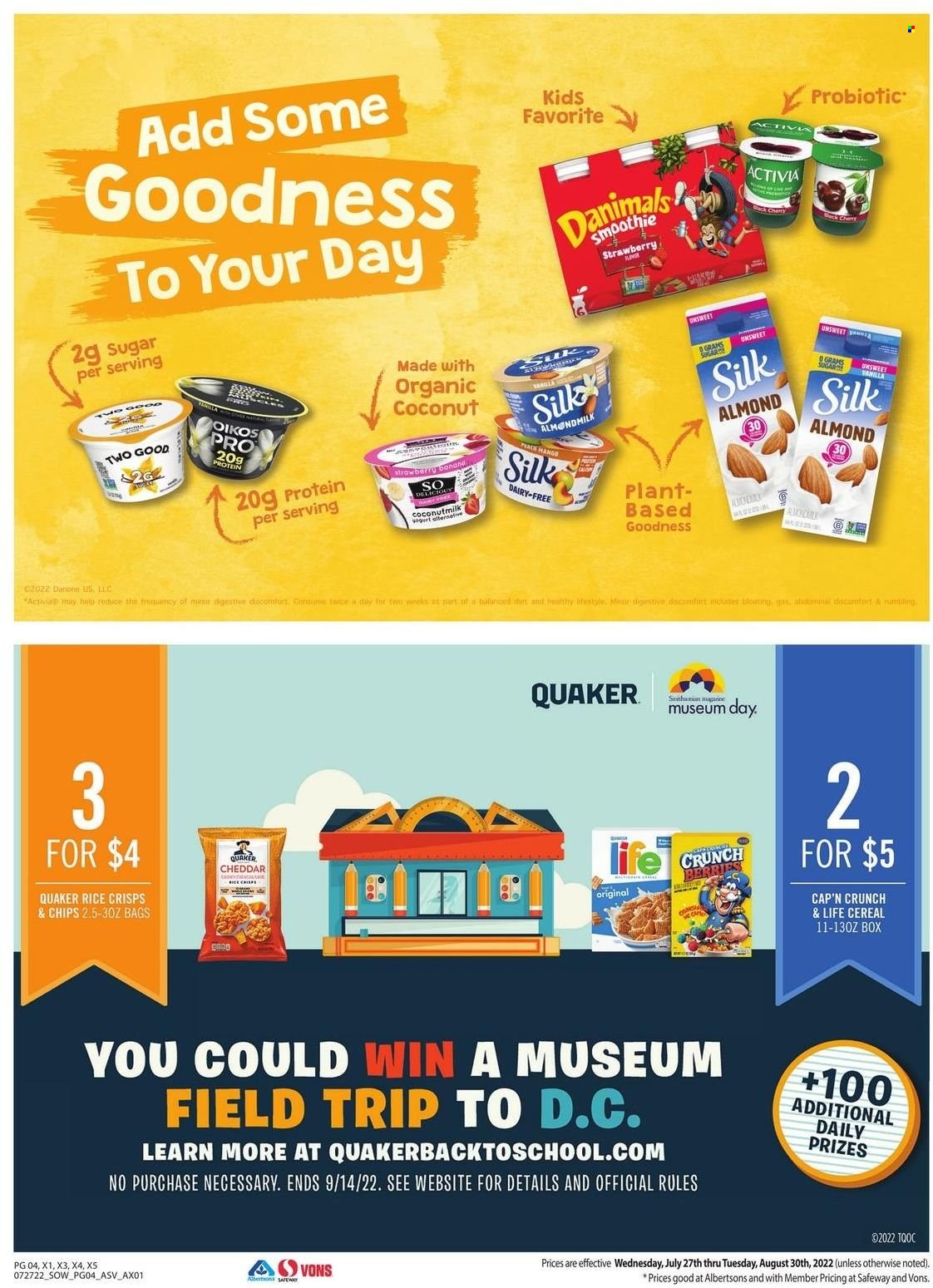 Safeway ad - 07/27/2022 - 08/30/2022. Page 4