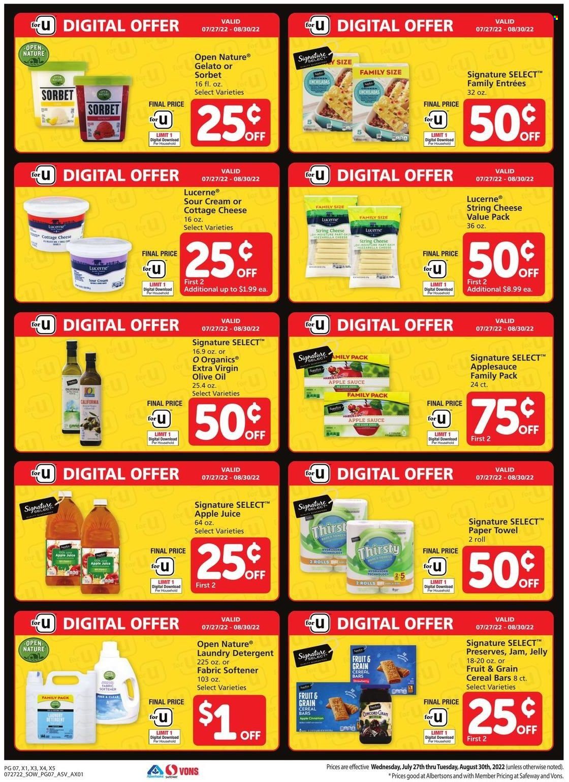 Safeway ad - 07/27/2022 - 08/30/2022. Page 7