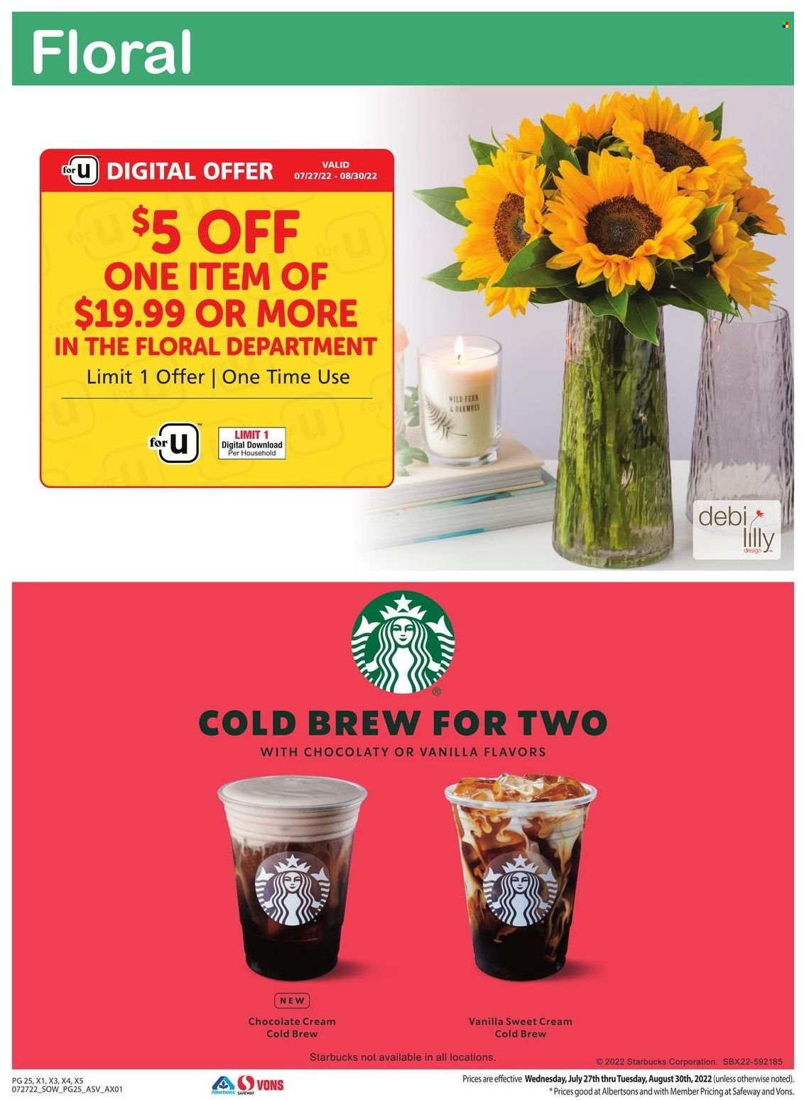 Safeway ad - 07/27/2022 - 08/30/2022. Page 25