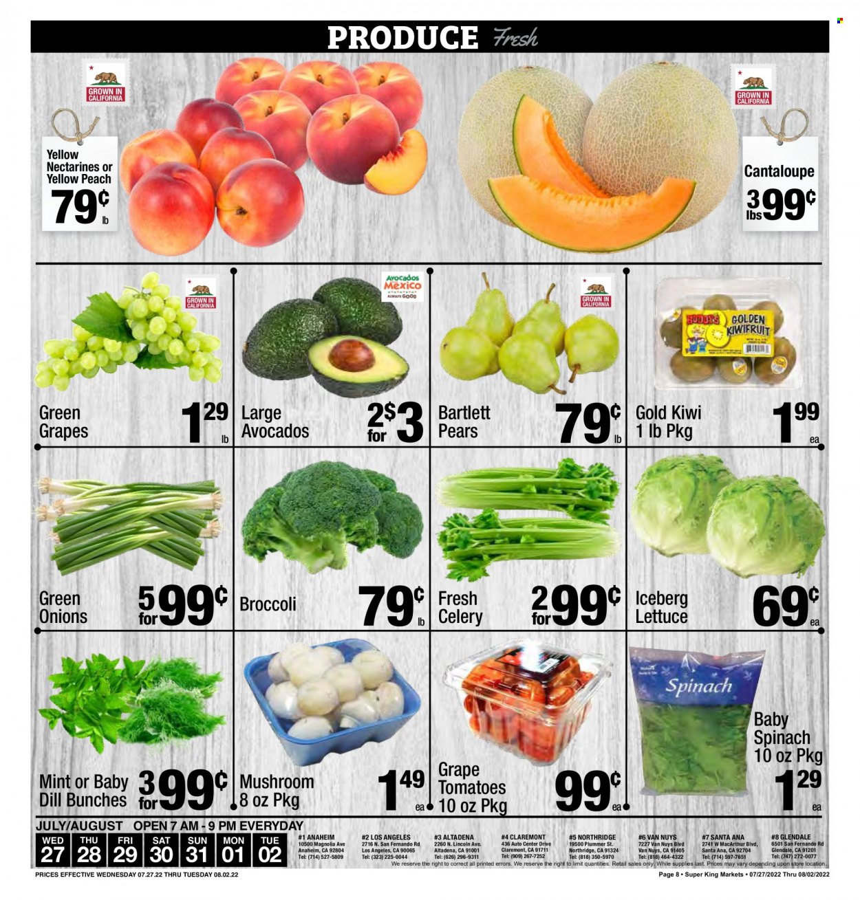 Super King Markets ad - 07/27/2022 - 08/02/2022. Page 8