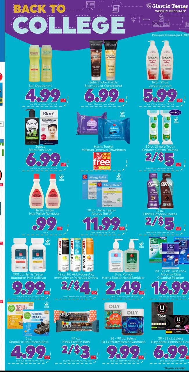 Harris Teeter ad - 07/27/2022 - 08/02/2022. Page 10