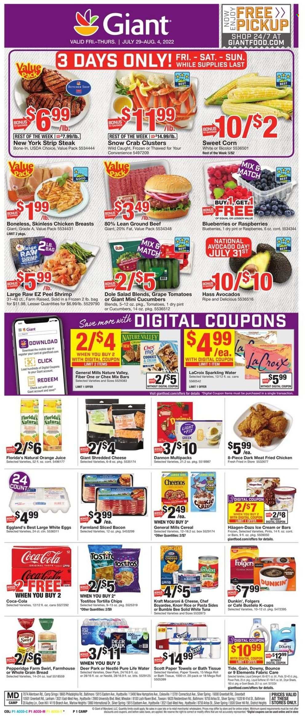 Giant Food ad - 07/29/2022 - 08/04/2022. Page 1