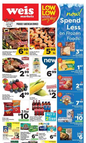 Weis Flyer - 07/28/2022 - 08/24/2022.