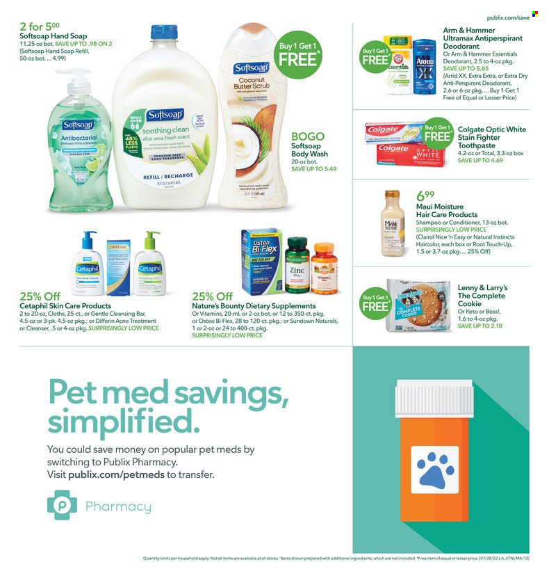 Publix ad - 07/28/2022 - 08/03/2022. Page 13