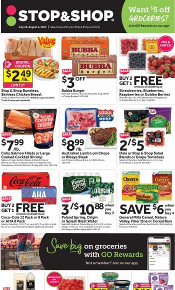 Stop & Shop Flyer - 07/29/2022 - 08/04/2022.