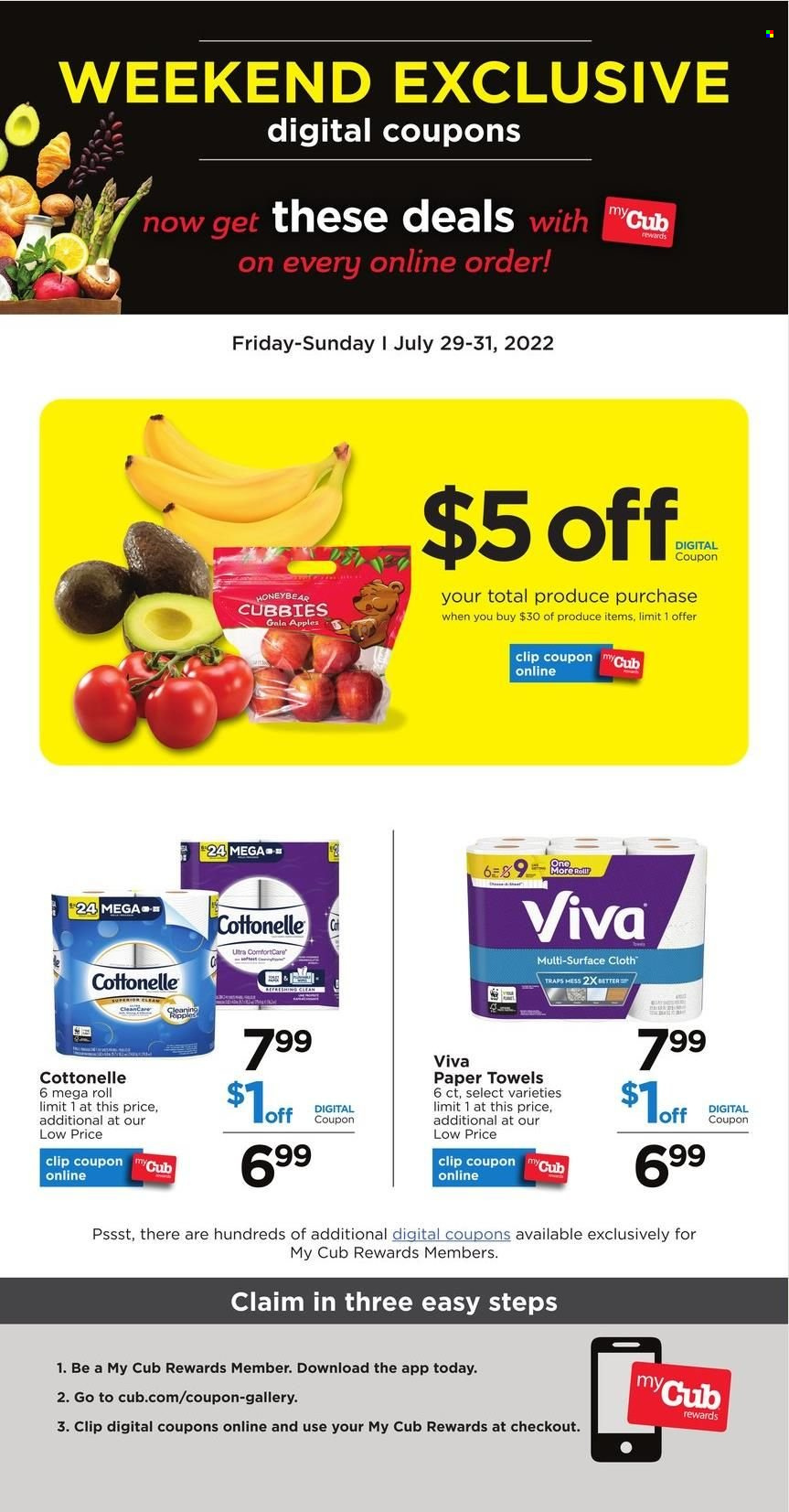 Cub Foods ad - 07/29/2022 - 07/31/2022. Page 1