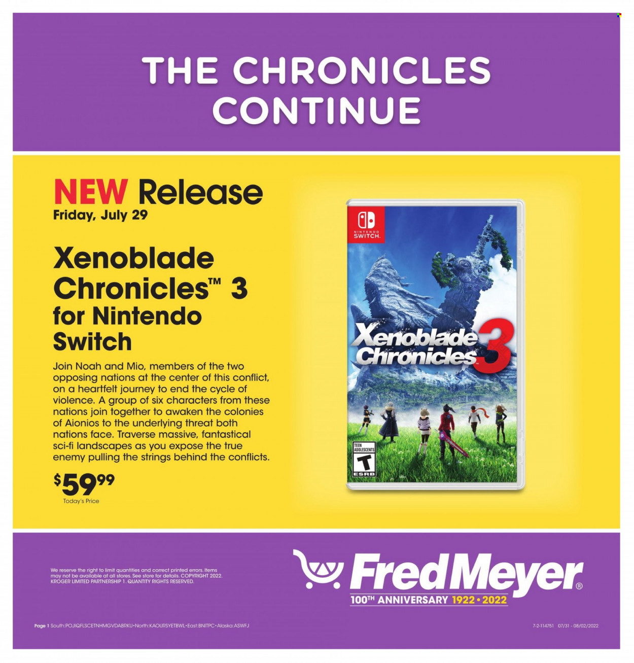 Fred Meyer ad - 07/31/2022 - 08/02/2022. Page 1