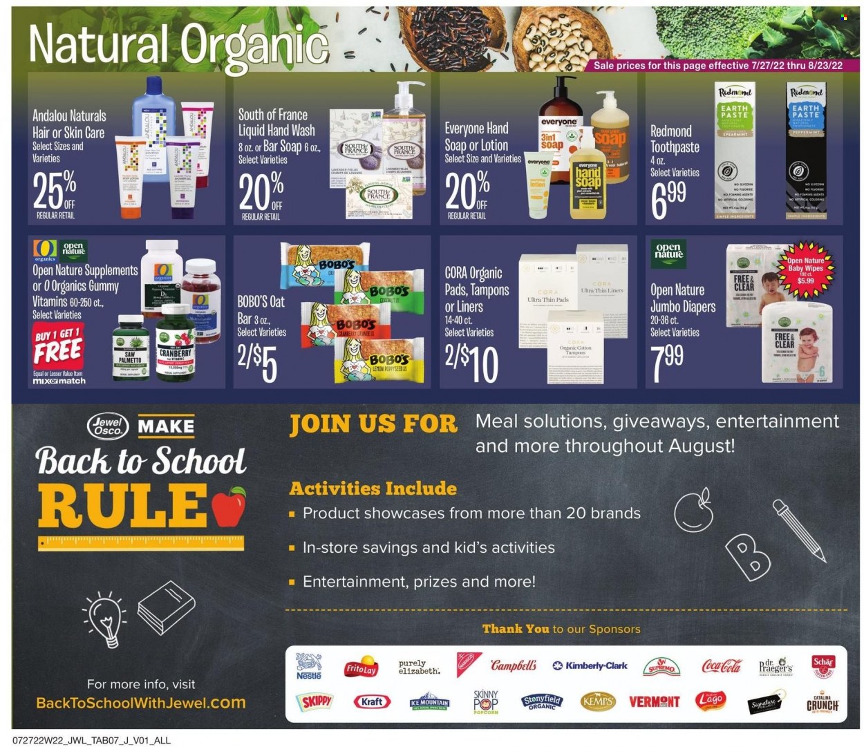 Jewel Osco ad - 07/27/2022 - 08/16/2022. Page 7