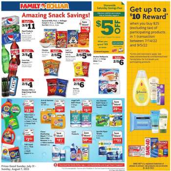 Family Dollar Flyer - 07/31/2022 - 08/07/2022.