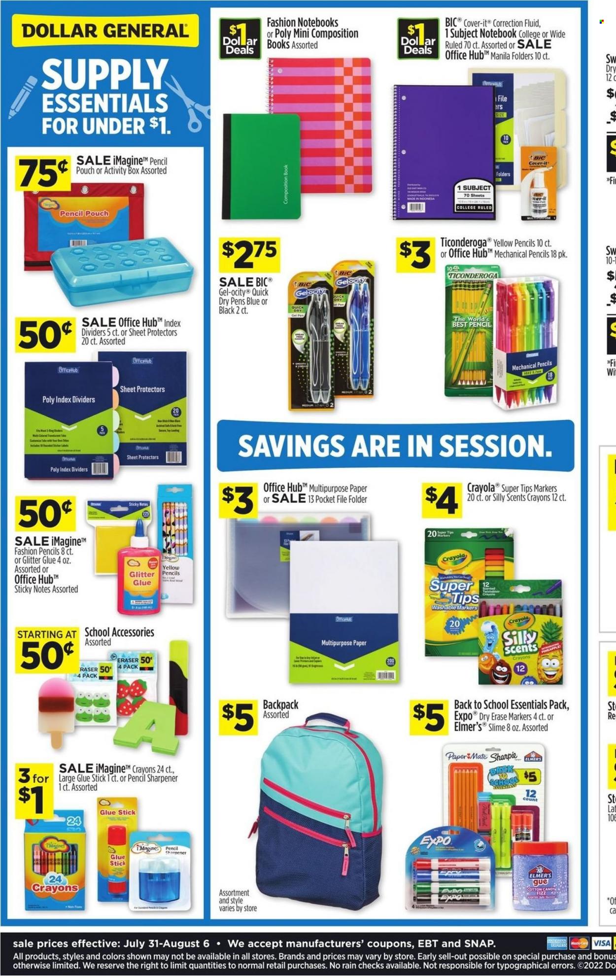 Dollar General ad - 07/31/2022 - 08/06/2022. Page 9