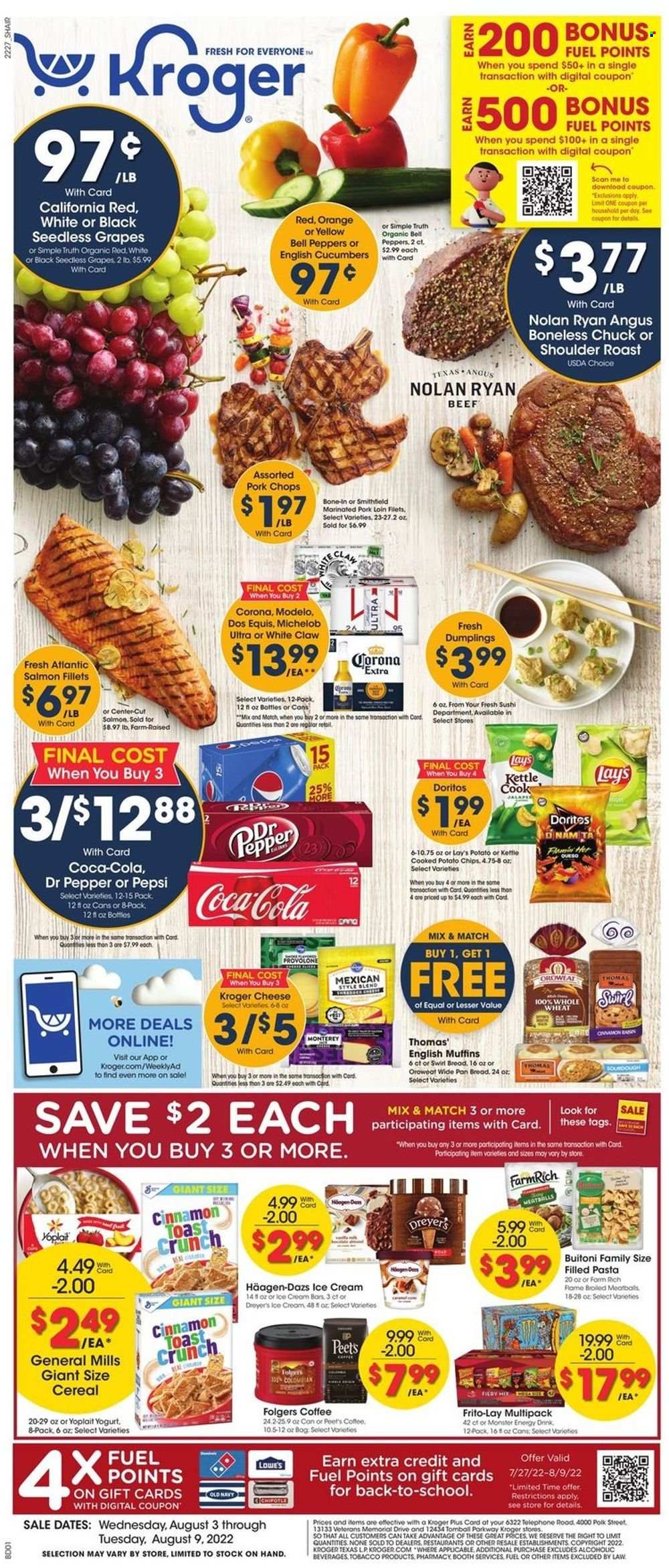 Kroger ad - 08/03/2022 - 08/09/2022. Page 1