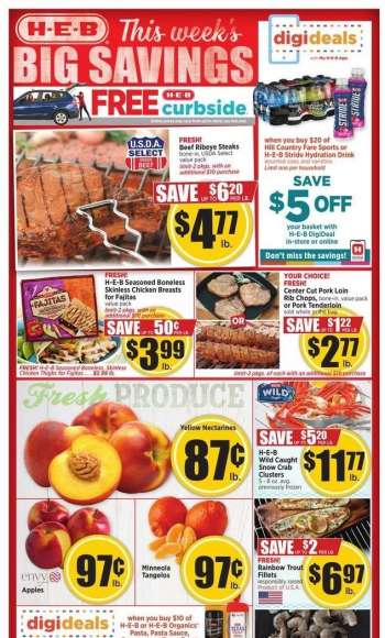 H-E-B Flyer - 08/03/2022 - 08/09/2022.