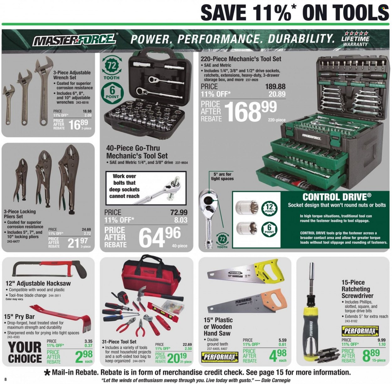 Menards ad - 08/04/2022 - 08/14/2022. Page 9