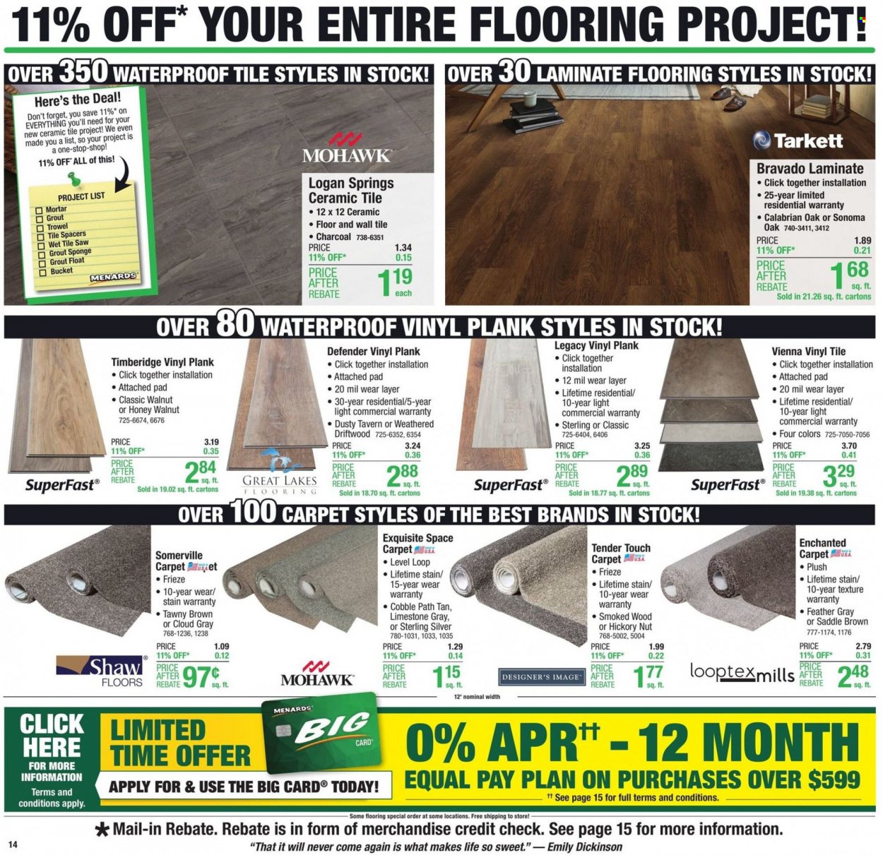 Menards ad - 08/04/2022 - 08/14/2022. Page 16
