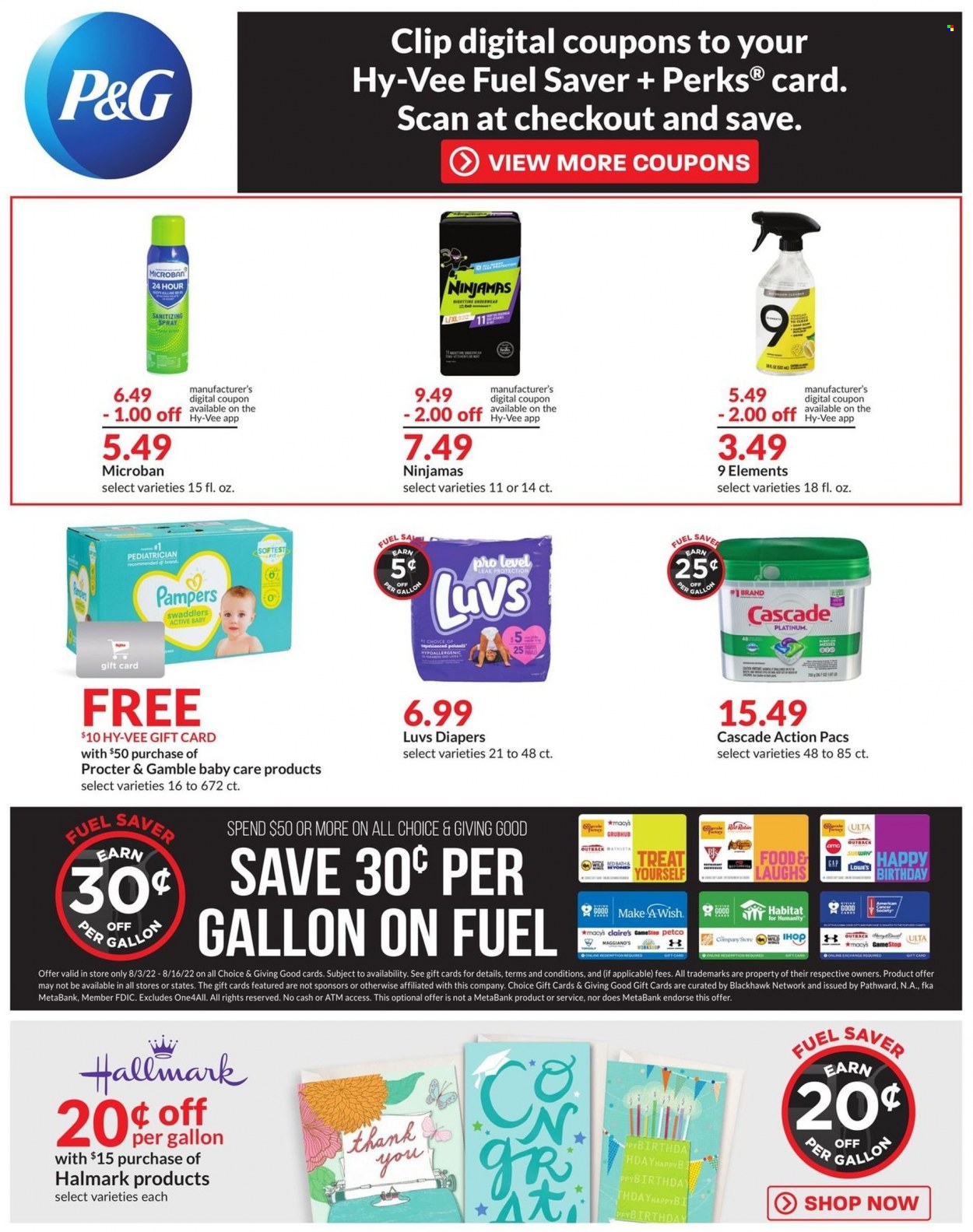 Hy-Vee ad - 08/03/2022 - 08/09/2022. Page 14