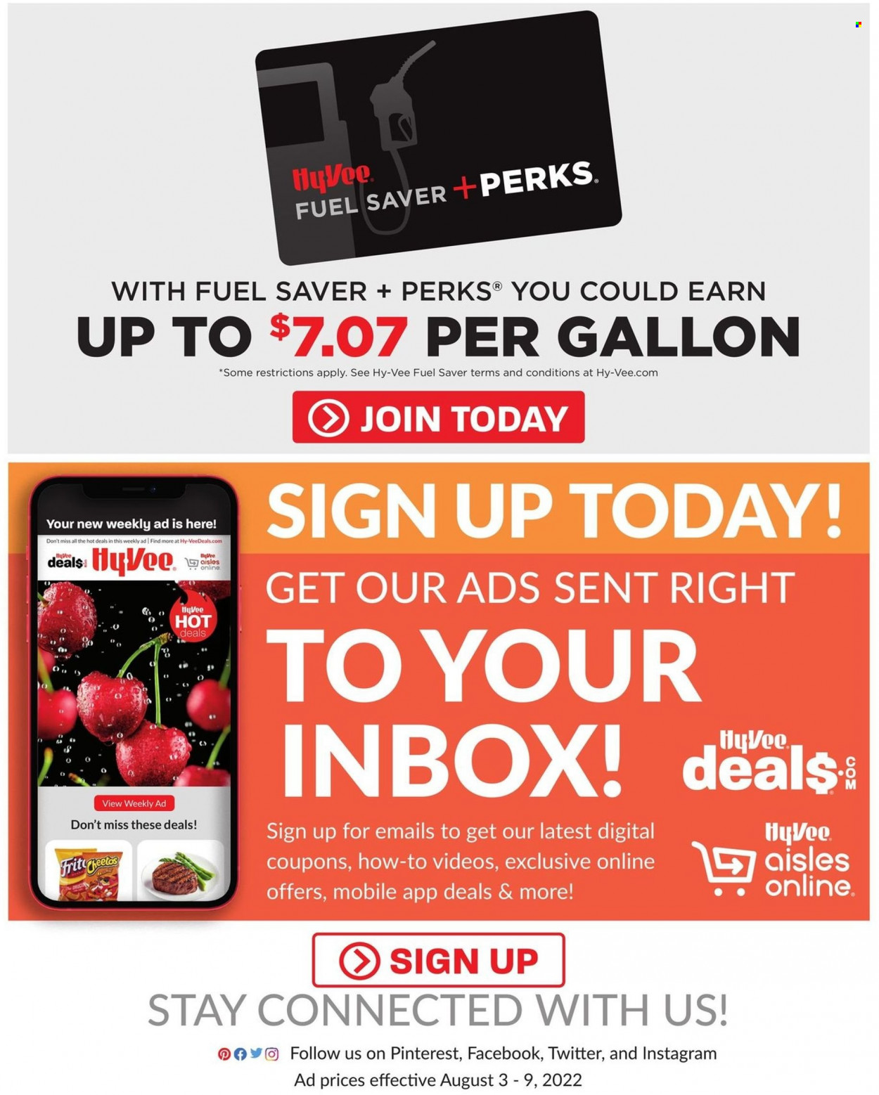 Hy-Vee ad - 08/03/2022 - 08/09/2022. Page 17