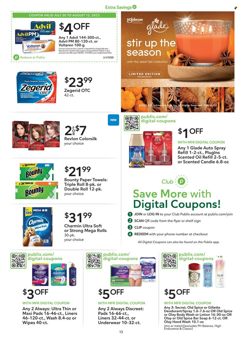 Publix ad - 07/30/2022 - 08/12/2022. Page 13