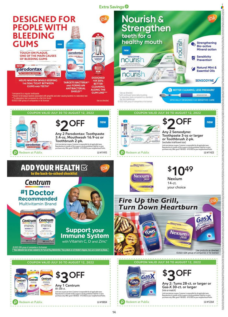 Publix ad - 07/30/2022 - 08/12/2022. Page 14