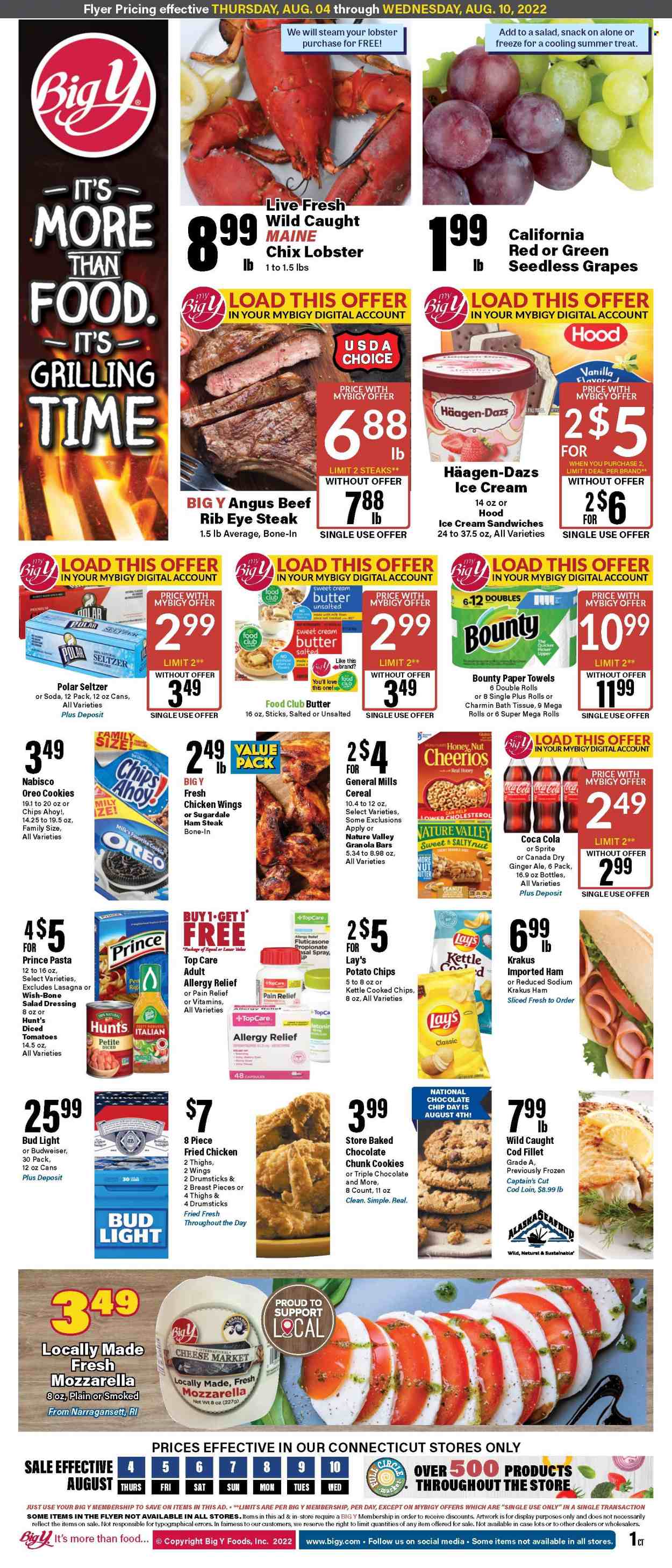 Big Y ad - 08/04/2022 - 08/10/2022. Page 1