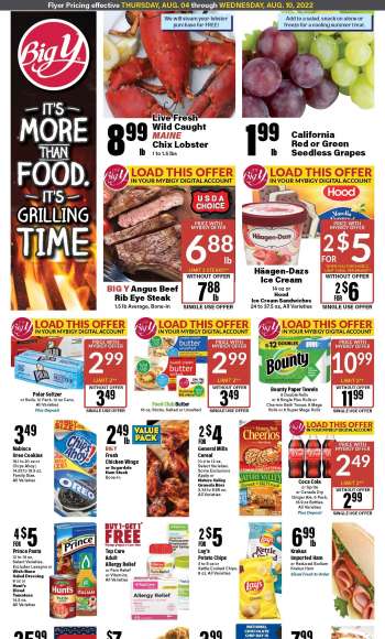 Big Y Flyer - 08/04/2022 - 08/10/2022.