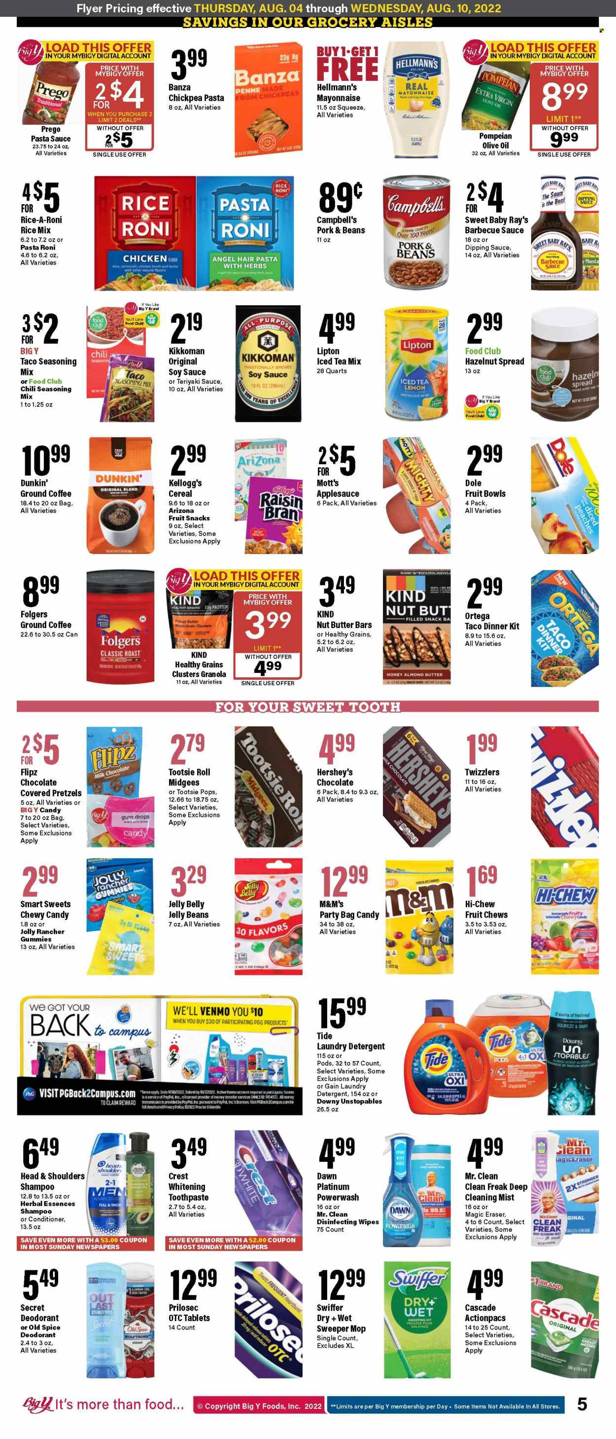 Big Y ad - 08/04/2022 - 08/10/2022. Page 5